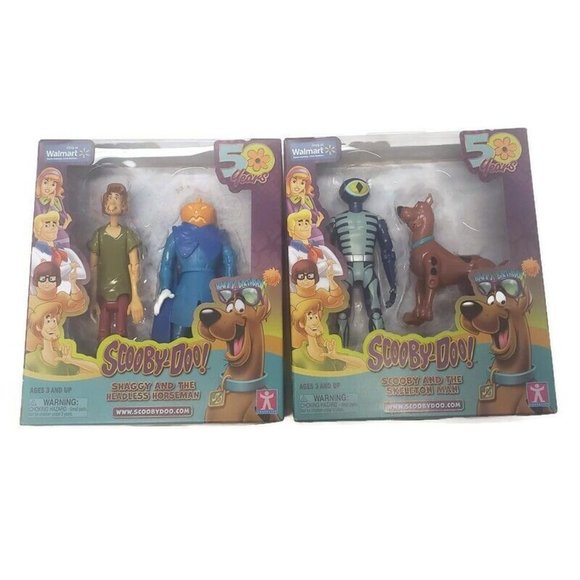 Scooby Doo Other - Scooby Doo 50 Years Shaggy Headless Horseman Scooby Skeleton Walmart Exclusive